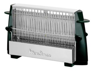 Moulinex Multipan A15453 - Tostador clásico de 760 W para todo tipo de pan, hasta 4 rebanadas, empuñadoras laterales frías, pequeño, fácil de transportar y de usar, Color Negro