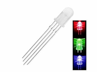 Movilideas - 20x Diodo LED 5 mm Tricolor Catodo 4 Pin Alta luminosidad 20 Diodos RGB
