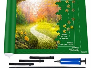MOZOOSON Tapiz Puzzle 1000 1500 2000 Piezas Puzzle Documents XXL, Accesorios para Puzzles Fieltro Puzzles Tapete, Puzzle Manta Puzzle Mat Roll up, Se USA para Almacenar Rompecabezas, Espesor 1 MM