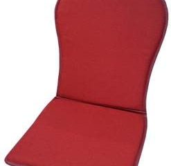 MR. COJIN Pack-2 Unidades COJIN Silla Jardin Respaldo MONOBLOC Colores Lisos (Granate)