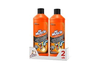Mr Muscle - Forza Desatascador Gel Power. Gel limpia tuberías. Desatascador líquido potente desagües, Pack de 2 Uds, Cantidad total 2x1L