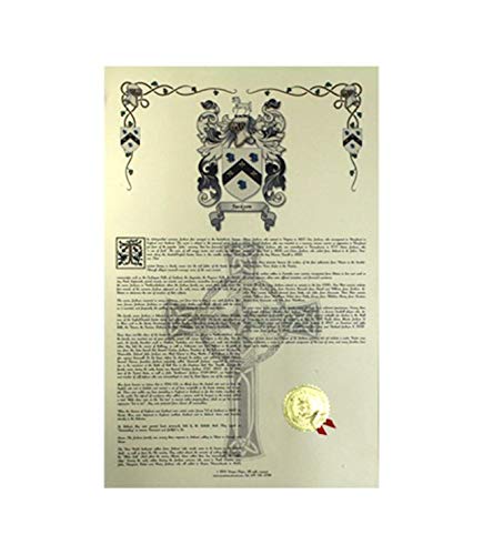 Mr Sweets - Escudo de armas de Cambrils, escudo familiar e historia de nombres, pergamino de celebración 11x17 vertical, origen de España