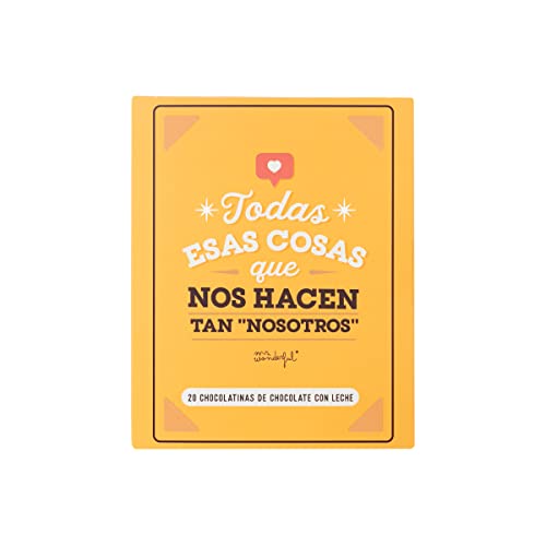 Mr.Wonderful Libro Con Chocolatinas - Todas Esas Cosas Que Nos Hacen Tan "Nosotros"