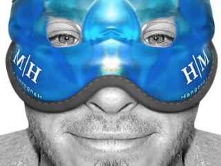 Máscara de Gel para Ojos – Antifaz de Gel Frío que Alivia Migrañas, Senos Nasales y Dolores de Cabeza - Hangover Mask – Máscara de Gel para Ojos Hinchados y Ojeras – Máscara Relajante de Frío y Calor