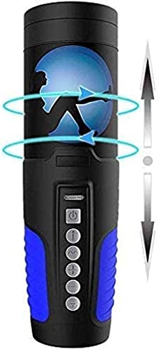 Ṃáṣṭụṛḅạḍọṛ Másculîno con Rotación y Empuje Automático Māştừrbador Hombre Electrico Ṿìḅṛạḍọṛẹṣ Reálîsta Sîlîcøna de Estîmulādør Másájêador Hombre Séxuāl aparato de masaje Camiseta Masculina (C)