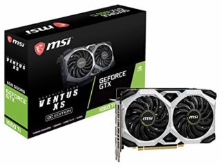 MSI GeForce GTX 1660 Ti Ventus XS 6G OC 6 GB GDDR6 - Tarjetas gráficas (GeForce GTX 1660 Ti, 6 GB, GDDR6, 192 bit, 7680 x 4320 Pixels, PCI Express x16 3.0)