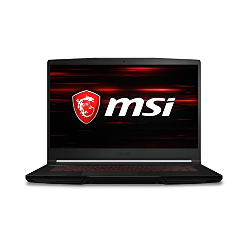 MSI GF63 Thin 10SCXR-042XES - Ordenador portátil de 15.6" FullHD 60Hz (Intel i7-10750H, 16GB RAM, 1TB SSD, Nvidia GTX1650-4GB , Sin sistema operativo) Negro - Teclado QWERTY Español