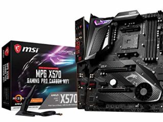MSI MPG X570 Gaming Pro Carbon Wifi - Placa Base Performance Gaming (Chipset MPG X570, DDR4, Audio Boost, Intel Lan, Socket AM4, Wi-Fi, HDMI, Soporta AMD Pocesadores) Color Negro