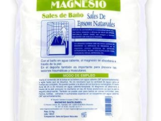 MSI Sales De Epsom Naturales Santa Isabel Del Antiguo Balneario Del Yacimiento De La Higuera. Baño Y Cuidado Personal, Blanco, 2,5kg
