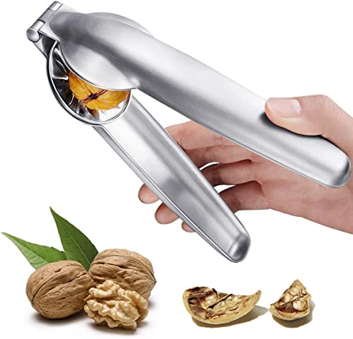 MTDBAOD Nutcracker Chestnut Clip,Walnut Pliers Metal Nut Sheller Portable Chestnut Cutter Nutcracker Chestnut Clip,Portable Chestnut Cutter Nutcracker Chestnut Clip,for Home Use