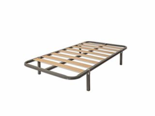 MUEBLIX.COM | Somier Eco para Cama 105 x 190 cm | Somier con 4 Patas | Láminas Madera de Chopo de 9 cm y Estructura de Tubos de Acero | Útil para Camas Nido o Camas Individuales
