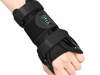 Muñequera, Muñequera Túnel carpiano, Férula para Muñeca con Estabilizador de Férula de Metal Extraíble y 3 Correas Elásticas, Alivia el Dolor de las Articulaciones, Artritis, Tendinitis, 1 Pieza