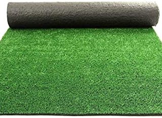 Mugar- Césped Artificial Varias Calidades de 7-20-25-30-40mm Espesor. Tipo Moqueta para Exterior Piscinas (Rollo de 1x3m, 7)