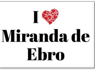 Mundus Souvenirs - Amo Miranda de Ebro, Imán para Nevera (diseño 2)