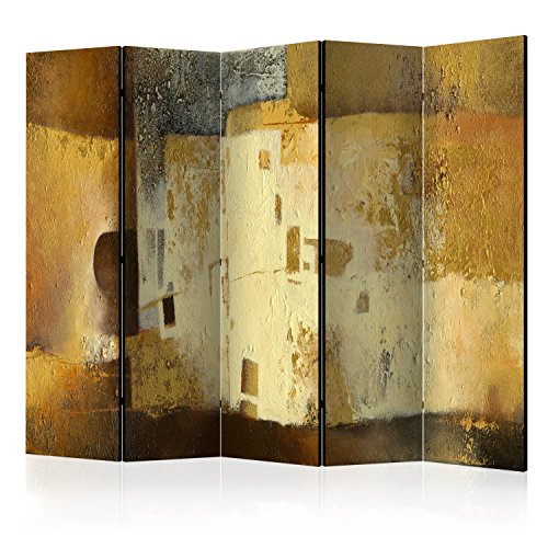 murando Biombo con Tablero de Corcho 3D Optica 225x172 cm de mpresion Bilateral en el Lienzo de TNT Decoracion Foto Biombo de Madera con Imagen Impresa Home Office f-A-0518-z-c