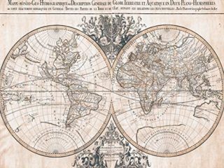 murando Fotomurales 350x256 cm fotomurales tejido no tejido - decoración de pared XXL moderna - de diseno - papel pintado pared - Mapamundi Mapa Mundi Continente k-B-0033-a-a