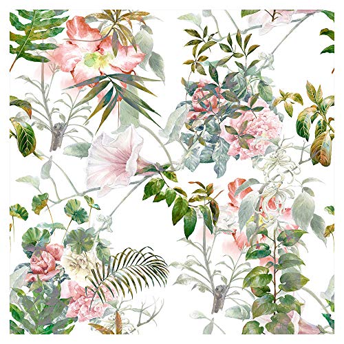 murando Papel Pintado autoadhesivo 10 m Flores Hojas Fotomurales Decoración de Pared Murales Pegatina decorativos adhesivos 3d panel moderna de Diseno Fotográfico Naturaleza aleza b-B-0318-j-a