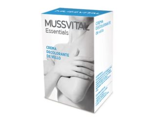 Mussvital, Crema Decolorante de Vello, Mezcla de Crema Decolorante con Polvos Decolorantes, Formato de Sobres Monodosis