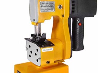 MXBAOHENG Maquina Coser Sacos 220V (con Batería) Maquina de Coser Lonas Con función de Tangente Manual y Automática  para Coser / Sellar Bolsas