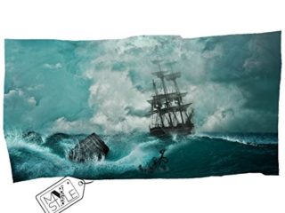My Custom Style® Toalla en Microfibra Barco Piratas-Tormentoso 50x30cm