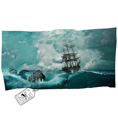 My Custom Style® Toalla en Microfibra Barco Piratas-Tormentoso 50x30cm