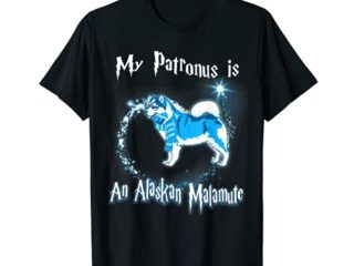 My Patronus is an Alaska Malamute Shirt amantes de los perros Camiseta