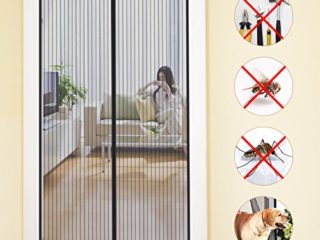 MYCARBON Mosquitera Puerta Magnetica Corredera Cortina Mosquitera Magnética para Puertas Cortina de Sala de Estar la Puerta del Balcón Puerta Corredera de Patio (70 * 200cm)