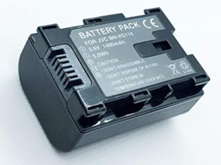 MZWNQ Piezas de Repuesto para impresoras Cámaras Recargables Kit de batería rápida Compatible con JVC Everio GZ-E100A, GZ-E100B, GZ-E100R, GZ- E100SEU Accesorios para videocámaras Full HD
