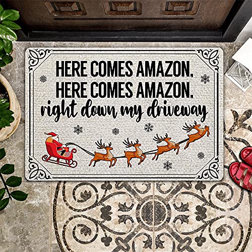 N/Ａ Felpudo Entrada casa Alfombra Salon Felpudo Decoración del hogar Reno Compras en Amazon Here Come Amazon Decoracion Hogar