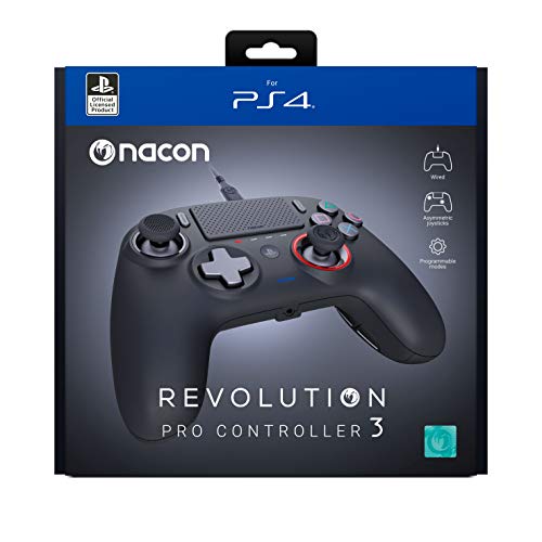 Nacon Revolution Pro Controller 3 Wired PS4 Ufficiale Sony PlayStation [Importación italiana]