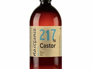 Naissance Aceite de Ricino Puro Prensado en Frio (No. 217) 1 Litro - Hidratante Nutritivo Natural Pelo Piel Uñas Cejas Pestañas Ojos - Ideal Para Masaje Corporal Facial Crecimiento Barba - Vegano