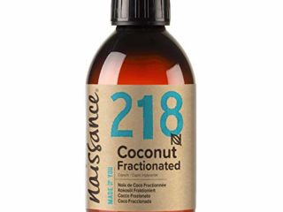 Naissance Aceite Vegetal de Coco Fraccionado n. º 218 – 250ml - Puro, natural, vegano, sin hexano, no OGM - Ideal para aromaterapia, masajes y recetas artesanales.