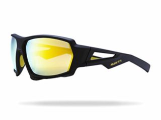 NAKED Optics Sports Sunglasses (Fullframe Black/Lens Yellow)