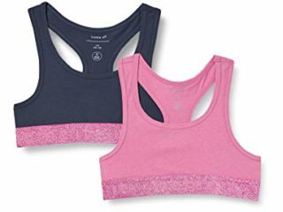 NAME IT Nkfshort Top 2P Lurex Noos Corsé, Rojo (Heather Rose), 146 cm-152 cm para Niñas