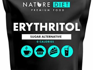 Nature Diet - Eritritol 2 x 1000 g | Edulcorante natural | Cero calorías | Reemplazo de azúcar | Sustituto de azúcar