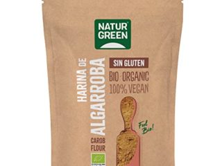 Naturgreen – Harina de Algarroba, Algarroba en Polvo Ecológica, Sustitutivo del Cacao, Alimento Natural, 100% Vegano – 500gr