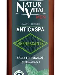 NaturVital MEN Champú Anticaspa Cabellos Graso - 300 ml