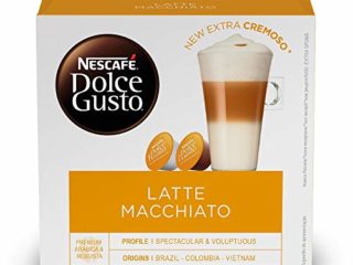 Nescafé Dolce Gusto Café Latte Macchiatto, 16 Cápsulas (8 Tazas)