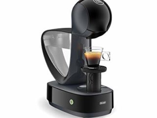 Nescafé Dolce Gusto Infinissima De'Longhi EDG160.A - Cafetera manual express de cápsulas, 15 bares de presión y depósito de 1.2 litros, color antracita