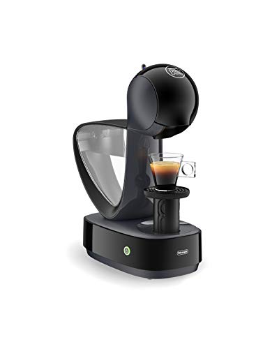 Nescafé Dolce Gusto Infinissima De'Longhi EDG160.A - Cafetera manual express de cápsulas, 15 bares de presión y depósito de 1.2 litros, color antracita