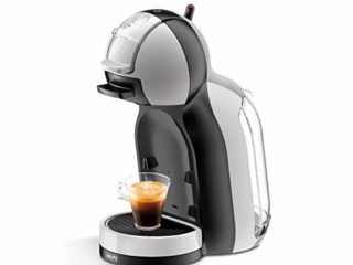 Nescafé Dolce Gusto Mini Me s Krups KP123B. Cafetera de cápsulas, 15 bares de presión, capacidad 0.8L, bebidas frías o calientes, modo Eco, Play&Select, Thermoblock, 35 tipos café