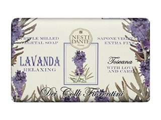 NESTI DANTE Dei Colli Fiorentini Jabón Vegetal de Triple Molienda, Lavanda, 250 g