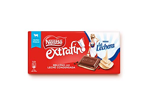 Nestlé Extrafino Chocolate con leche extrafino relleno de crema de leche - 120 gr