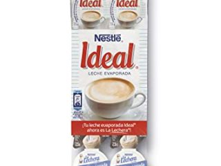 Nestlé Ideal - Leche evaporada semidesnatada en porciones - Caja de leche evaporada 24 x 10 x 0.075 g