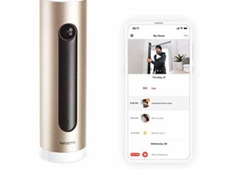Netatmo Cámara de Vigilancia Interior WIFI, Detección de movimientos, Visión Nocturna, Sin Costo Adicional, NSC01-EU (Welcome)