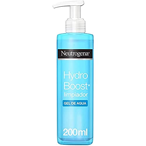 Neutrogena Hydro Boost Gel de Agua Limpiador Facial con Ácido Hialurónico, 200 ml