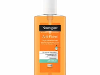 Neutrogena Limpiador facial antiespinillas, limpiador diario con ácido salicílico para pieles con impurezas, sin aceite, 200 ml