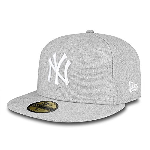 New Era 11044974 Gorra, Unisex Adulto, Gris/Blanco, 7.25