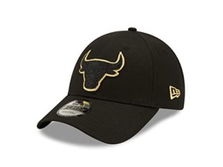 New Era Chicago Bulls Fankappe verstellbar Snapback Basecap Cap Schwarz Basketball - One-Size