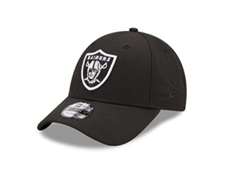 New Era Las Vegas Raiders NFL Black Base 9Forty Snapback Cap - One-Size